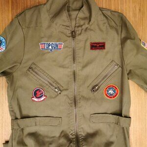 Top Gun Children's Flight Suit Costume - Size Medium
